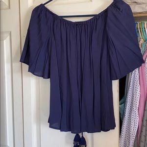 Lilly Pulitzer Sain Off The Shoulder Top